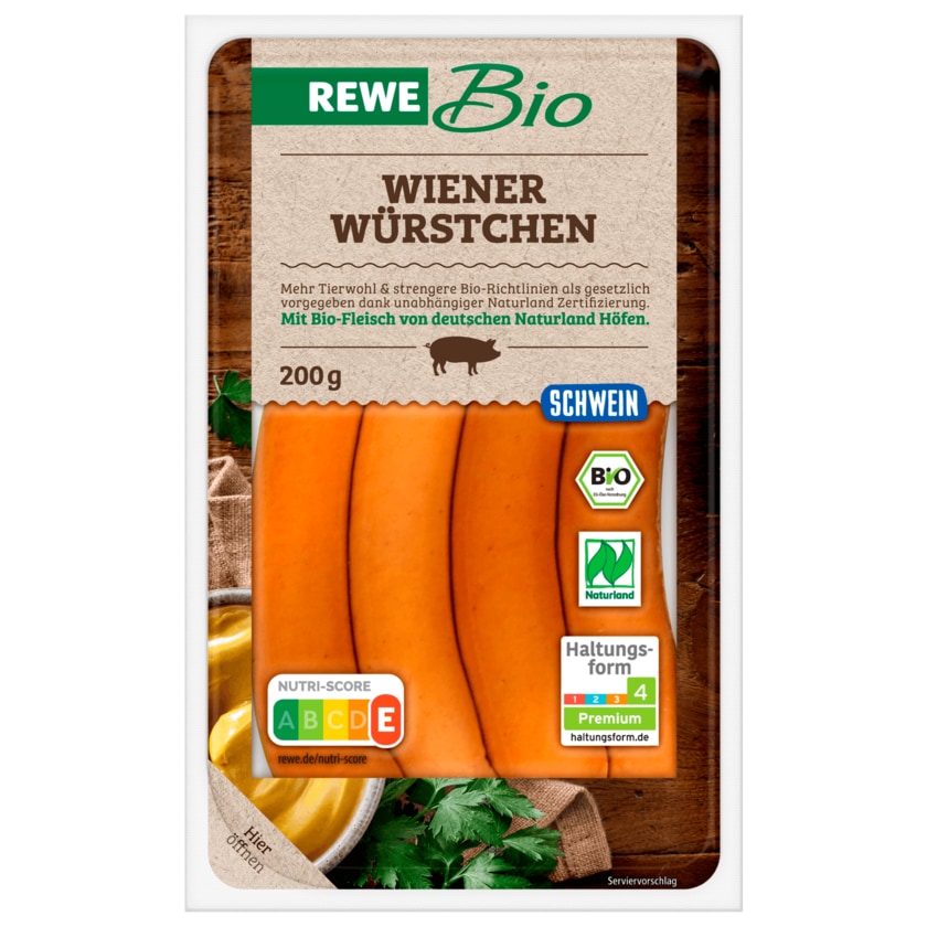 REWE Bio Wiener Würstchen 200g